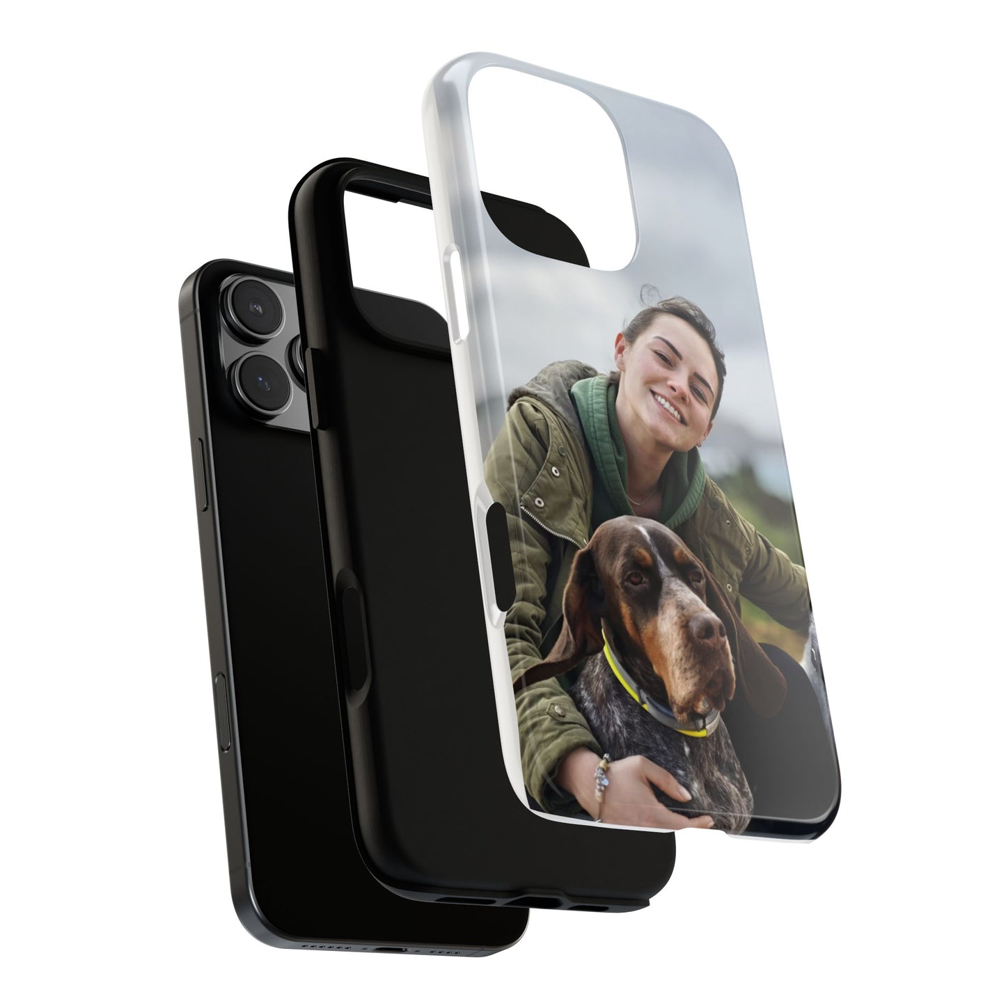 Custom Tough Phone Case, Personalized Pet Photo Case, Durable Dog Lover Gift, Unique Phone Accessory, Ideal for Pet Owners