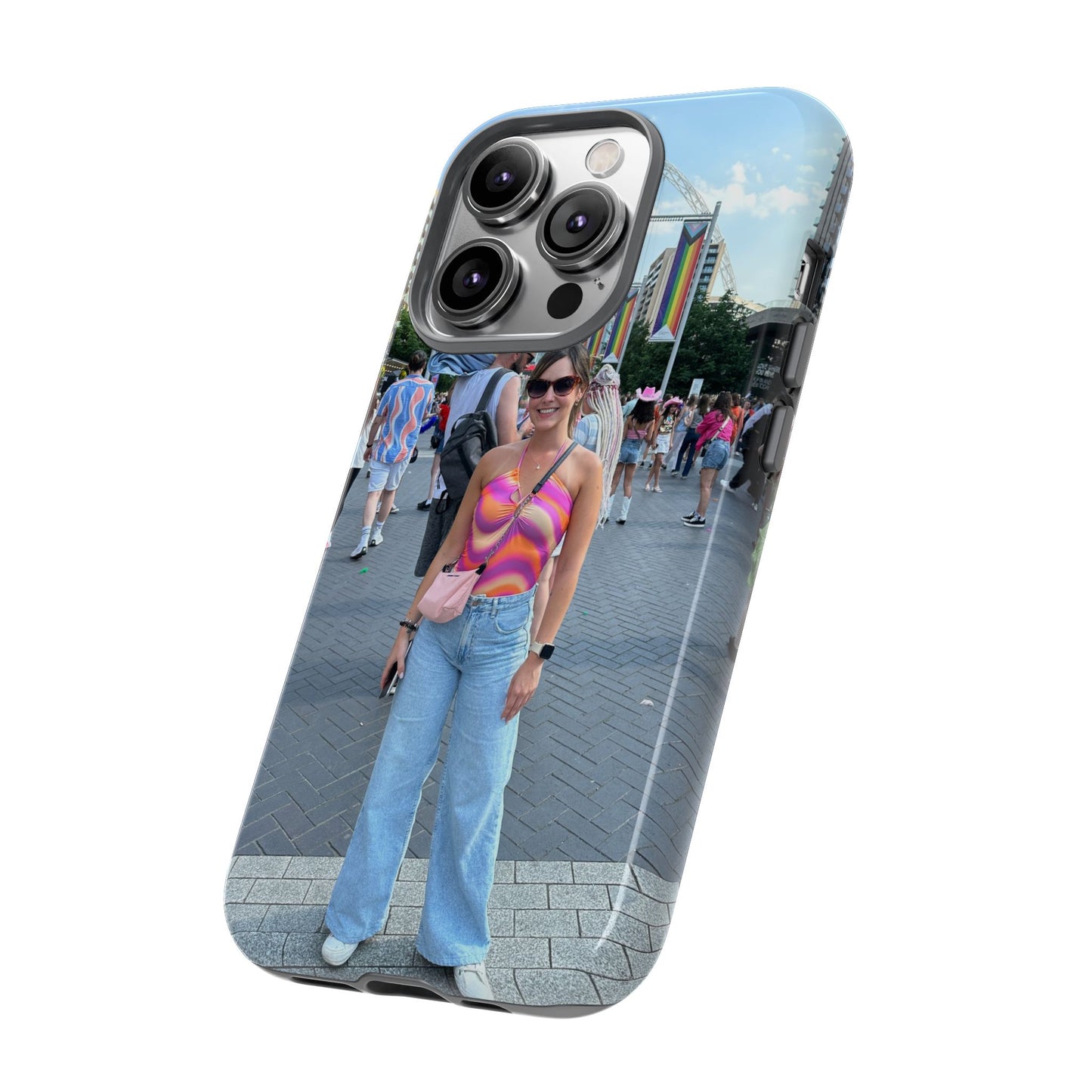 Colorful Phone Case, Vibrant iPhone Cover, Perfect for Summer Festivals, Gift for Music Lovers, Trendy Phone Accessory, Customizable Design