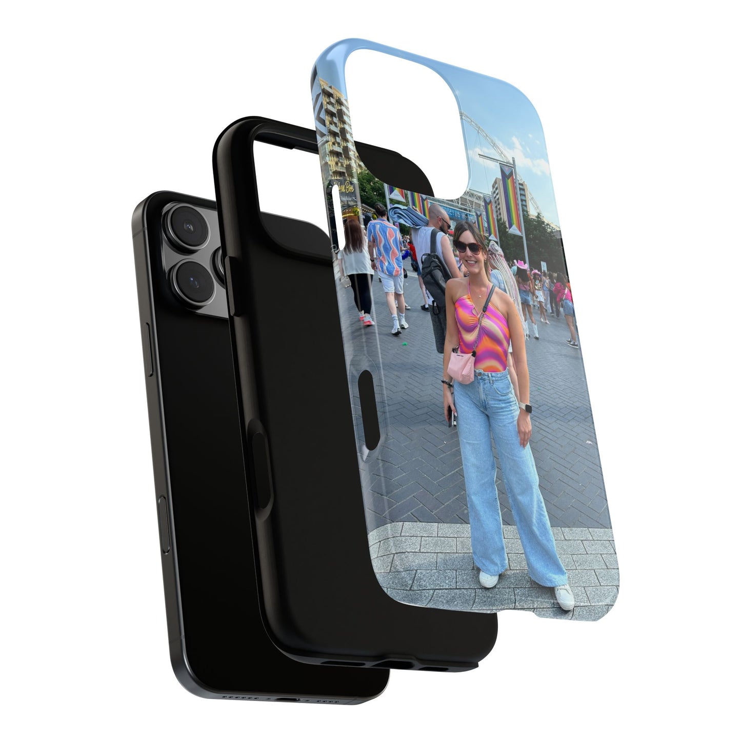 Colorful Phone Case, Vibrant iPhone Cover, Perfect for Summer Festivals, Gift for Music Lovers, Trendy Phone Accessory, Customizable Design