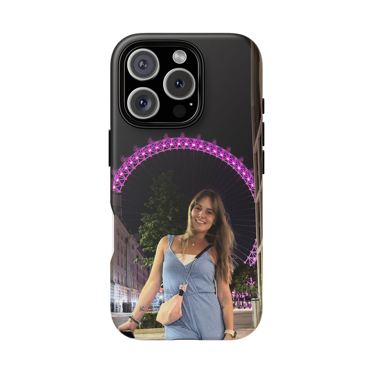 Personalized Phone Case with London Eye Design, Gifts for Her, Custom Cases