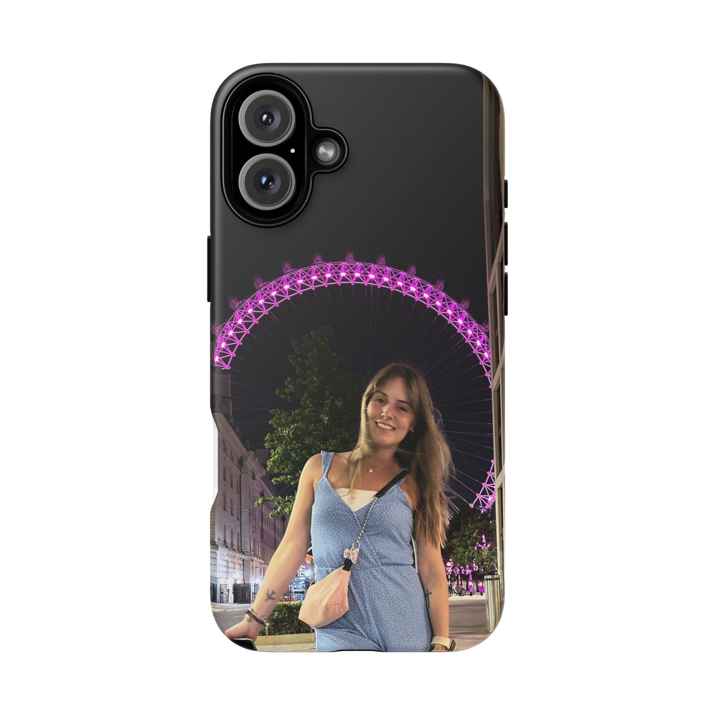 Personalized Phone Case with London Eye Design, Gifts for Her, Custom Cases