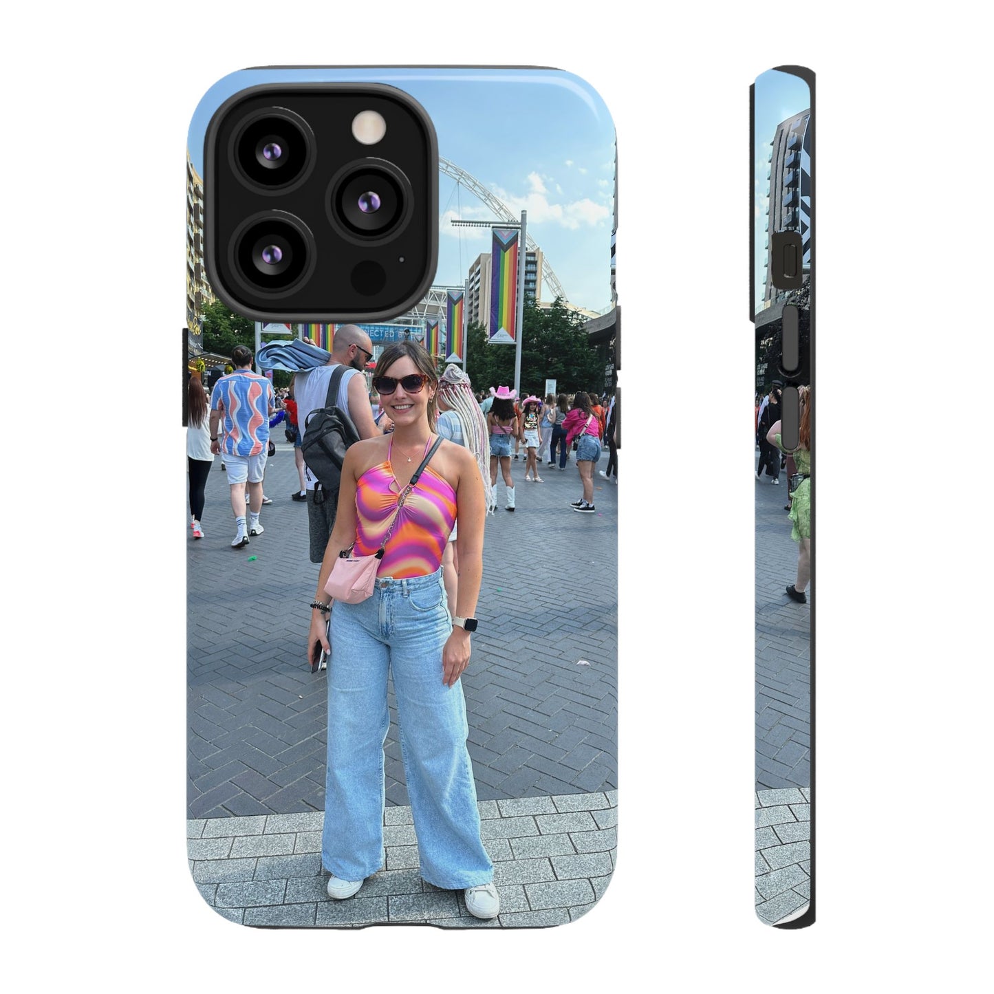 Colorful Phone Case, Vibrant iPhone Cover, Perfect for Summer Festivals, Gift for Music Lovers, Trendy Phone Accessory, Customizable Design