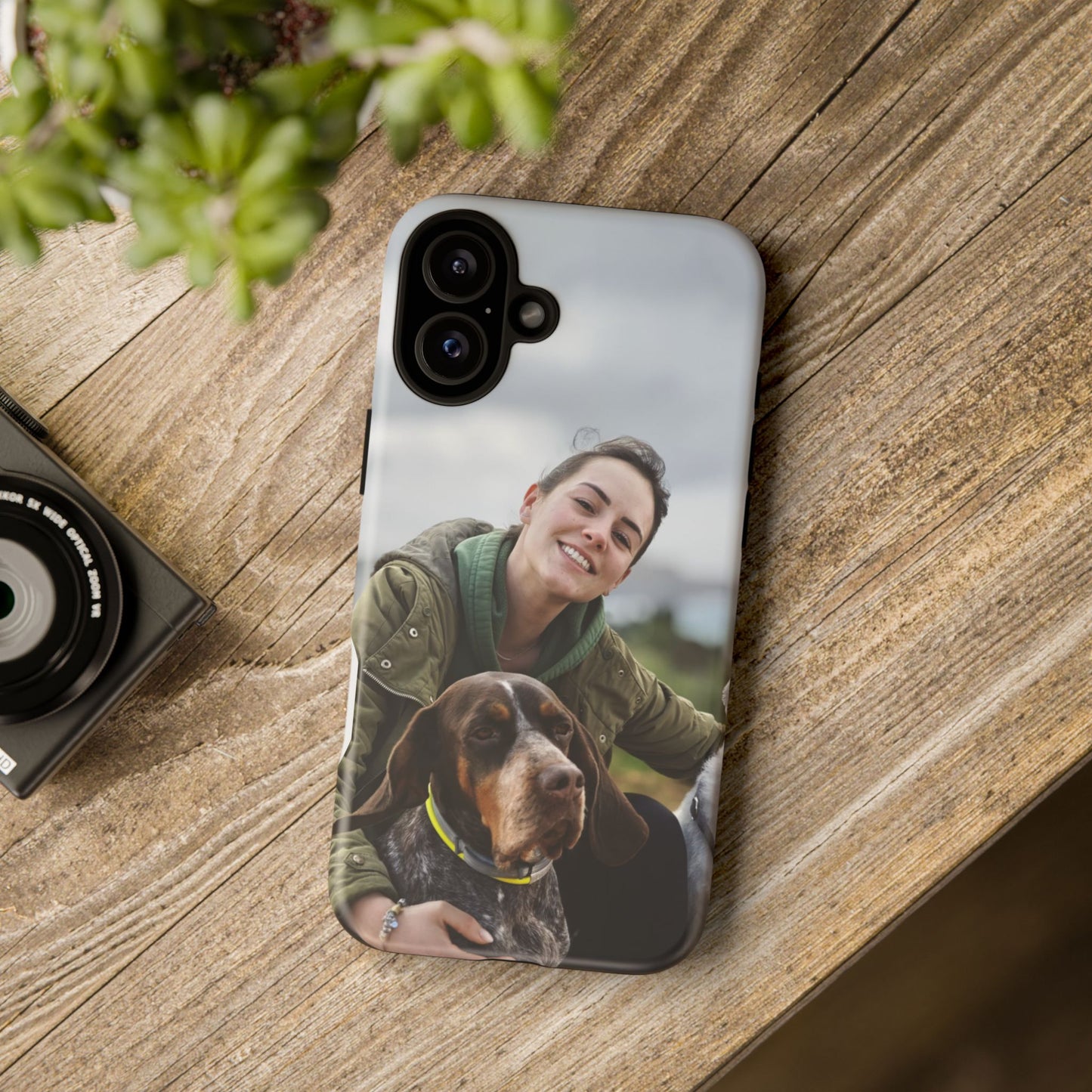 Custom Tough Phone Case, Personalized Pet Photo Case, Durable Dog Lover Gift, Unique Phone Accessory, Ideal for Pet Owners