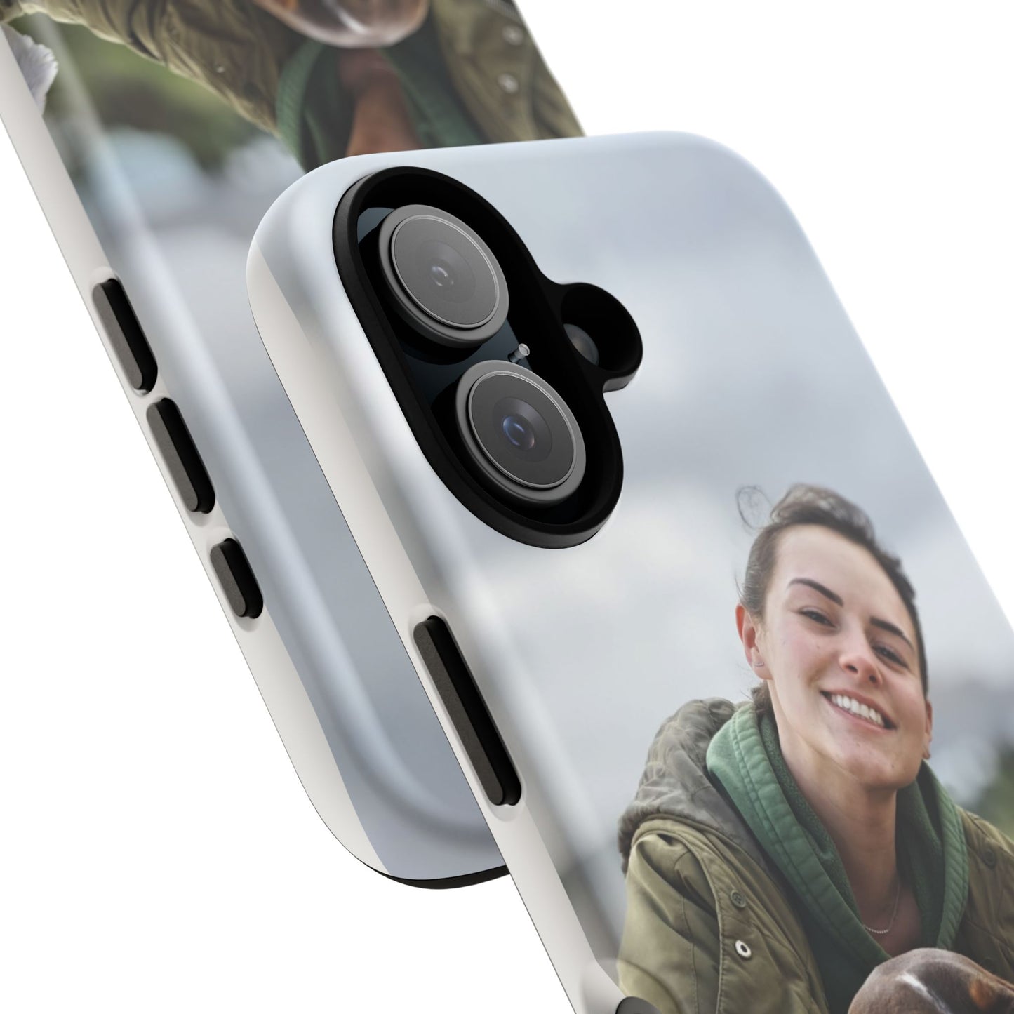 Custom Tough Phone Case, Personalized Pet Photo Case, Durable Dog Lover Gift, Unique Phone Accessory, Ideal for Pet Owners