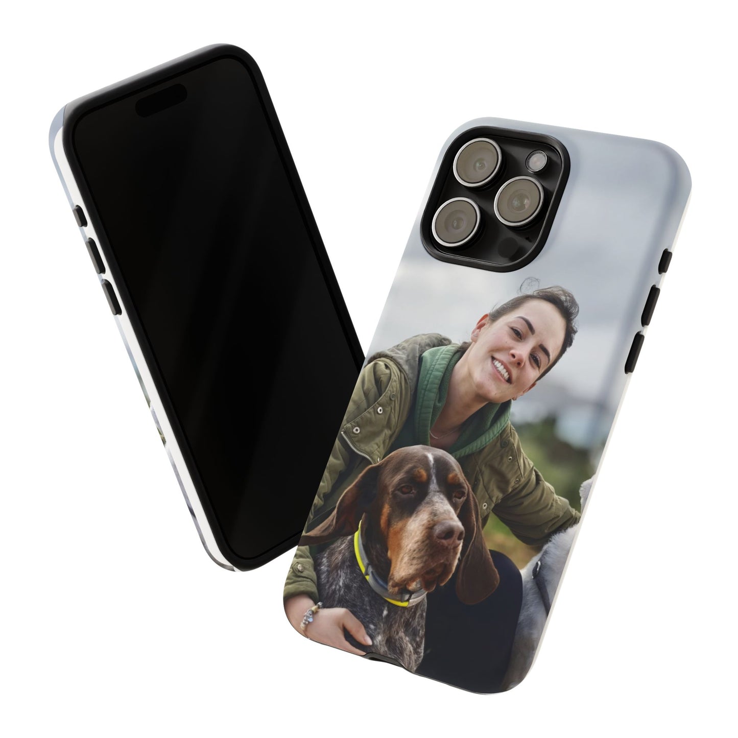 Custom Tough Phone Case, Personalized Pet Photo Case, Durable Dog Lover Gift, Unique Phone Accessory, Ideal for Pet Owners