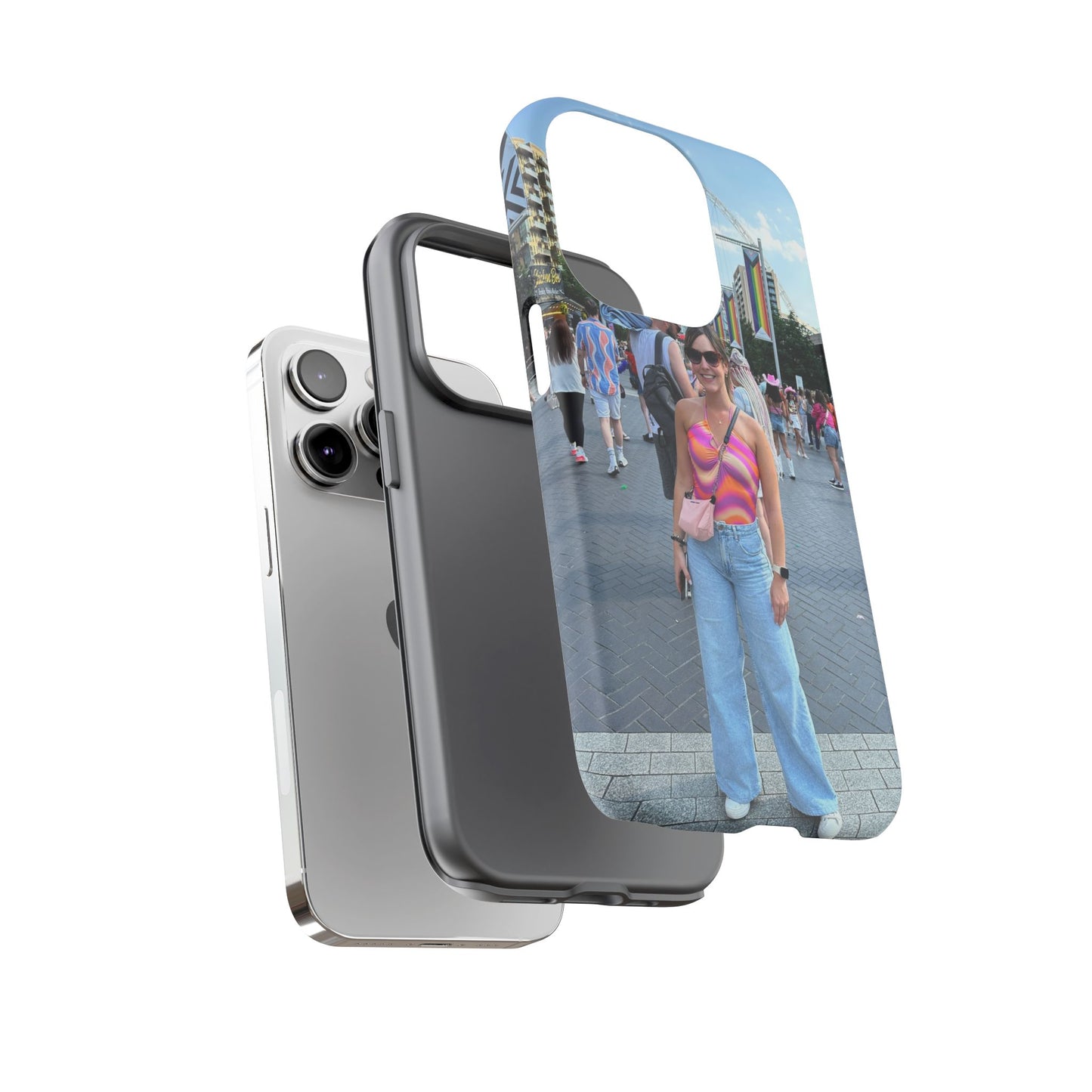Colorful Phone Case, Vibrant iPhone Cover, Perfect for Summer Festivals, Gift for Music Lovers, Trendy Phone Accessory, Customizable Design