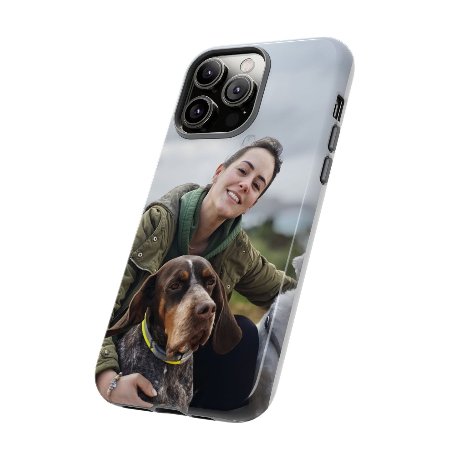 Custom Tough Phone Case, Personalized Pet Photo Case, Durable Dog Lover Gift, Unique Phone Accessory, Ideal for Pet Owners