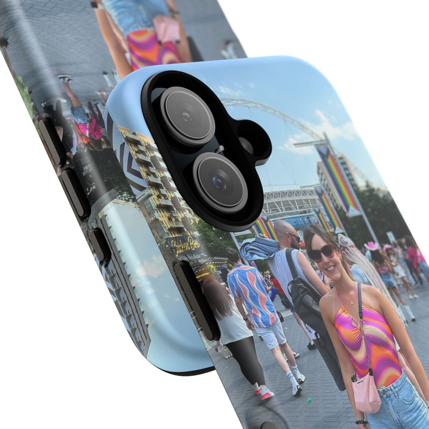 Colorful Phone Case, Vibrant iPhone Cover, Perfect for Summer Festivals, Gift for Music Lovers, Trendy Phone Accessory, Customizable Design