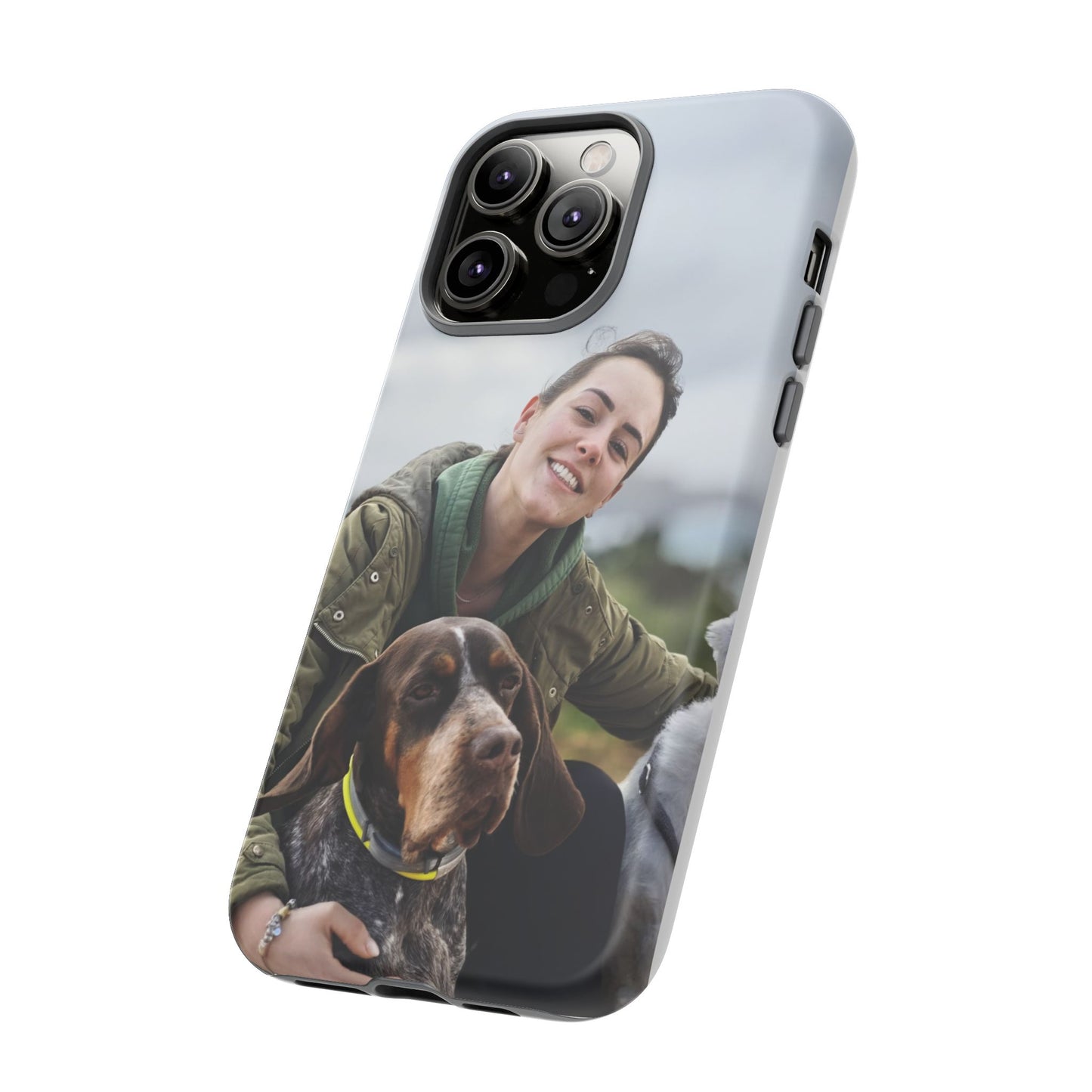 Custom Tough Phone Case, Personalized Pet Photo Case, Durable Dog Lover Gift, Unique Phone Accessory, Ideal for Pet Owners