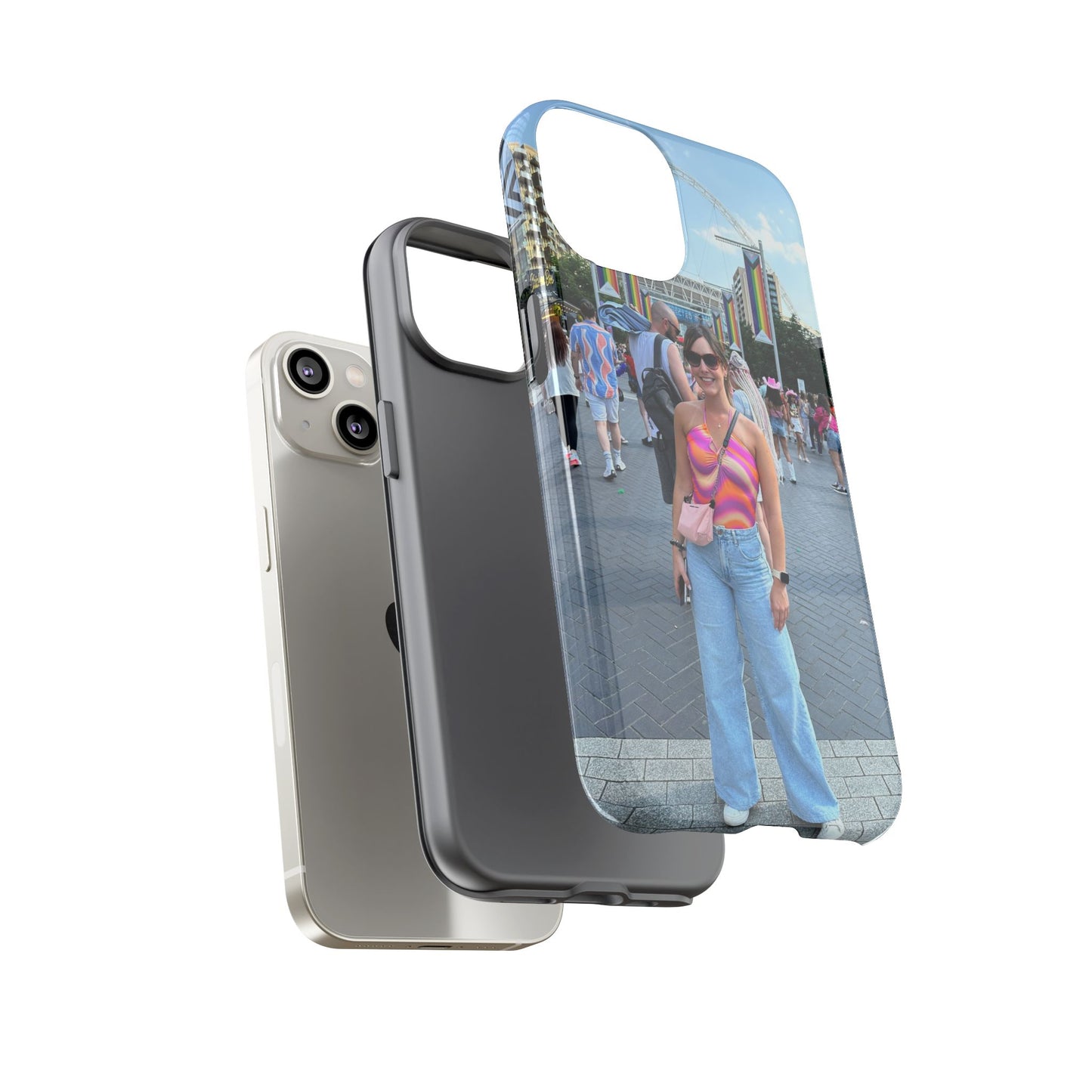 Colorful Phone Case, Vibrant iPhone Cover, Perfect for Summer Festivals, Gift for Music Lovers, Trendy Phone Accessory, Customizable Design