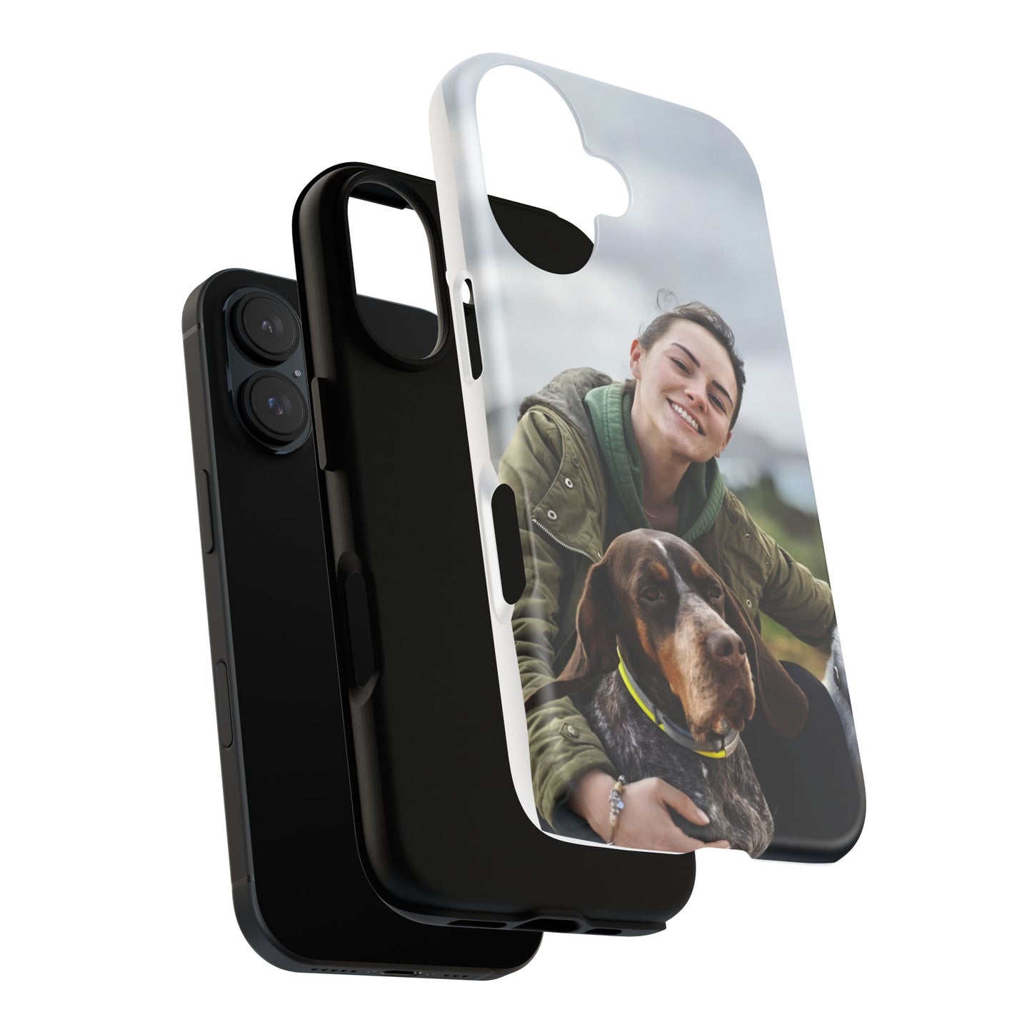 Custom Tough Phone Case, Personalized Pet Photo Case, Durable Dog Lover Gift, Unique Phone Accessory, Ideal for Pet Owners