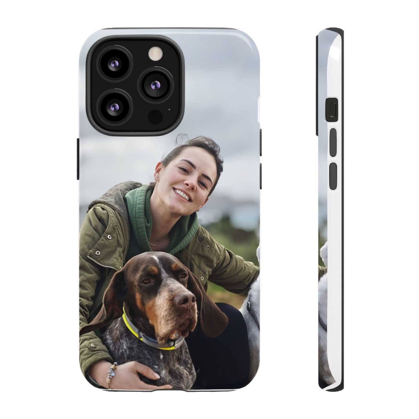 Custom Tough Phone Case, Personalized Pet Photo Case, Durable Dog Lover Gift, Unique Phone Accessory, Ideal for Pet Owners