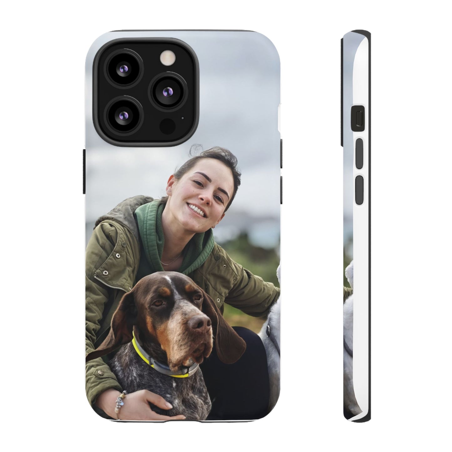 Custom Tough Phone Case, Personalized Pet Photo Case, Durable Dog Lover Gift, Unique Phone Accessory, Ideal for Pet Owners