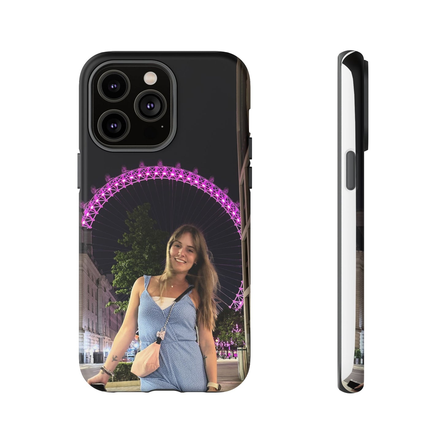 Personalized Phone Case with London Eye Design, Gifts for Her, Custom Cases
