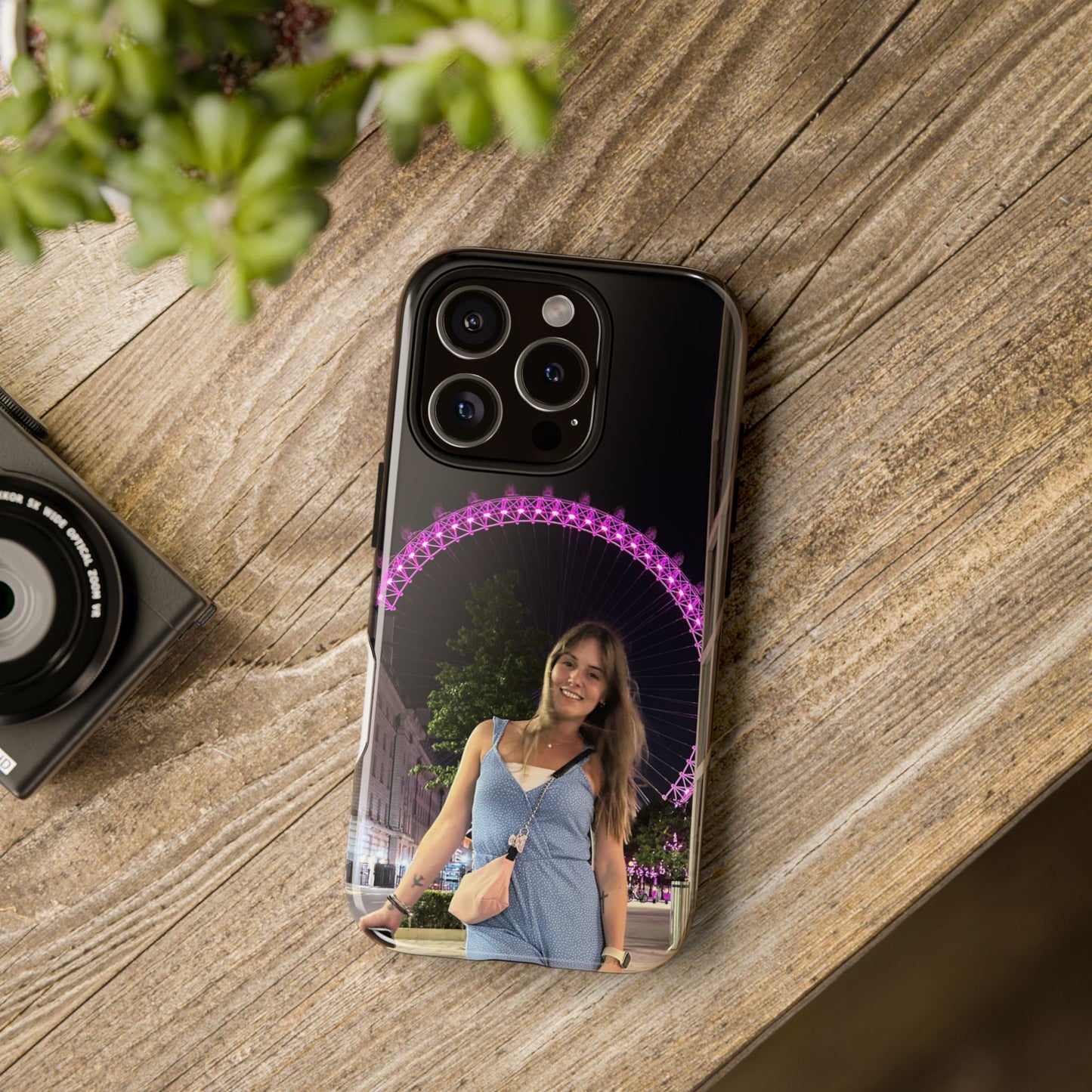 Personalized Phone Case with London Eye Design, Gifts for Her, Custom Cases