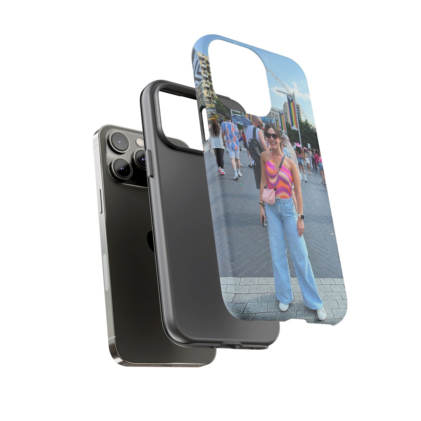 Colorful Phone Case, Vibrant iPhone Cover, Perfect for Summer Festivals, Gift for Music Lovers, Trendy Phone Accessory, Customizable Design