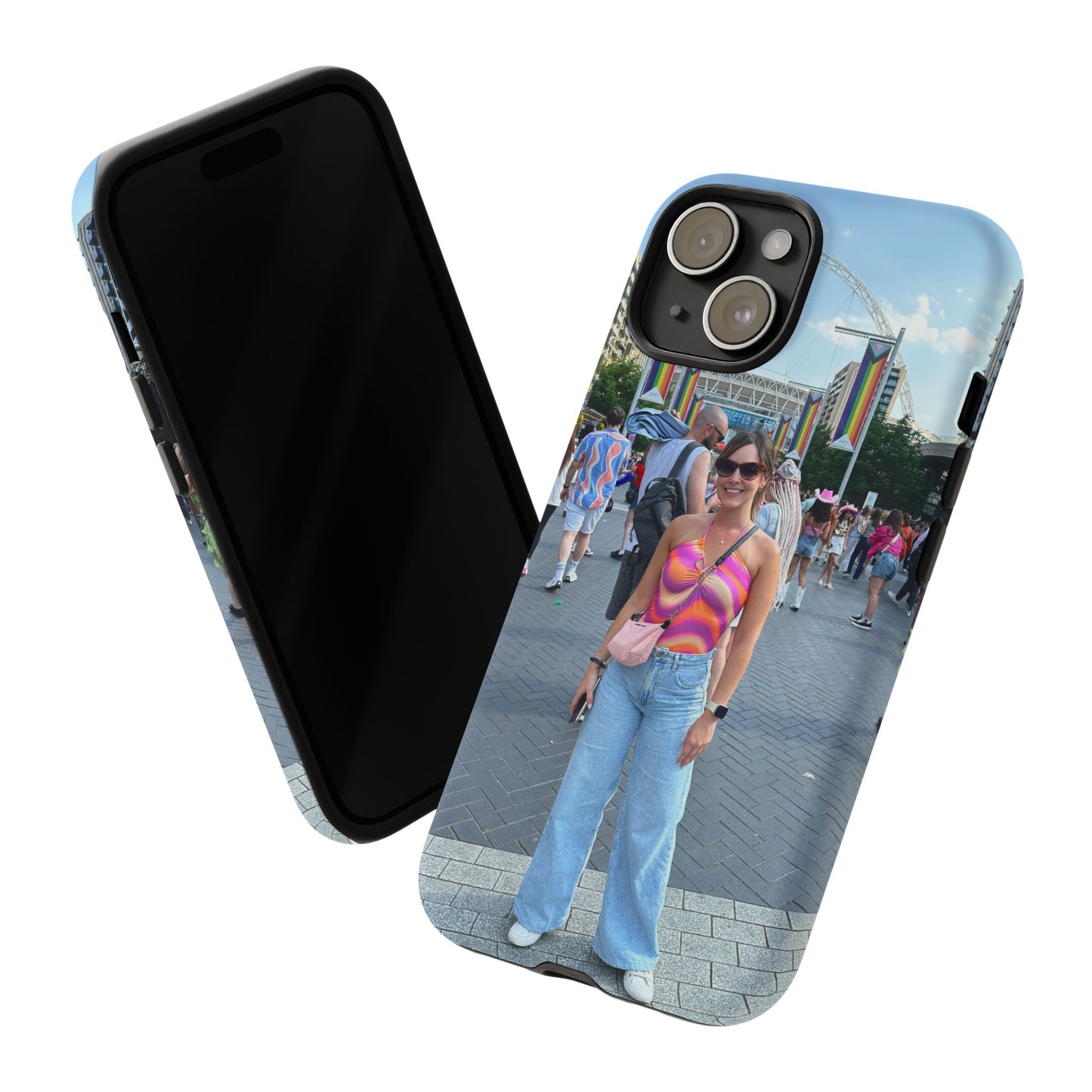Colorful Phone Case, Vibrant iPhone Cover, Perfect for Summer Festivals, Gift for Music Lovers, Trendy Phone Accessory, Customizable Design