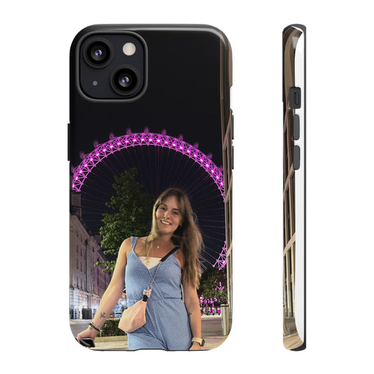 Personalized Phone Case with London Eye Design, Gifts for Her, Custom Cases