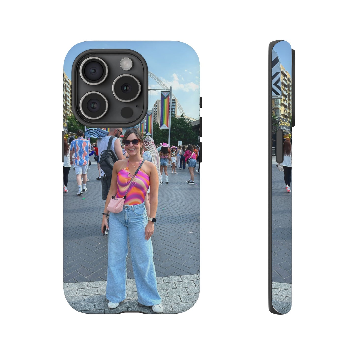 Colorful Phone Case, Vibrant iPhone Cover, Perfect for Summer Festivals, Gift for Music Lovers, Trendy Phone Accessory, Customizable Design