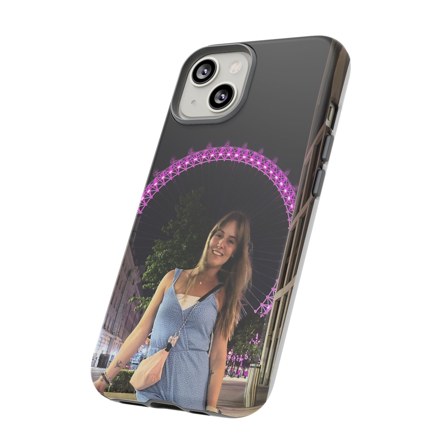 Personalized Phone Case with London Eye Design, Gifts for Her, Custom Cases