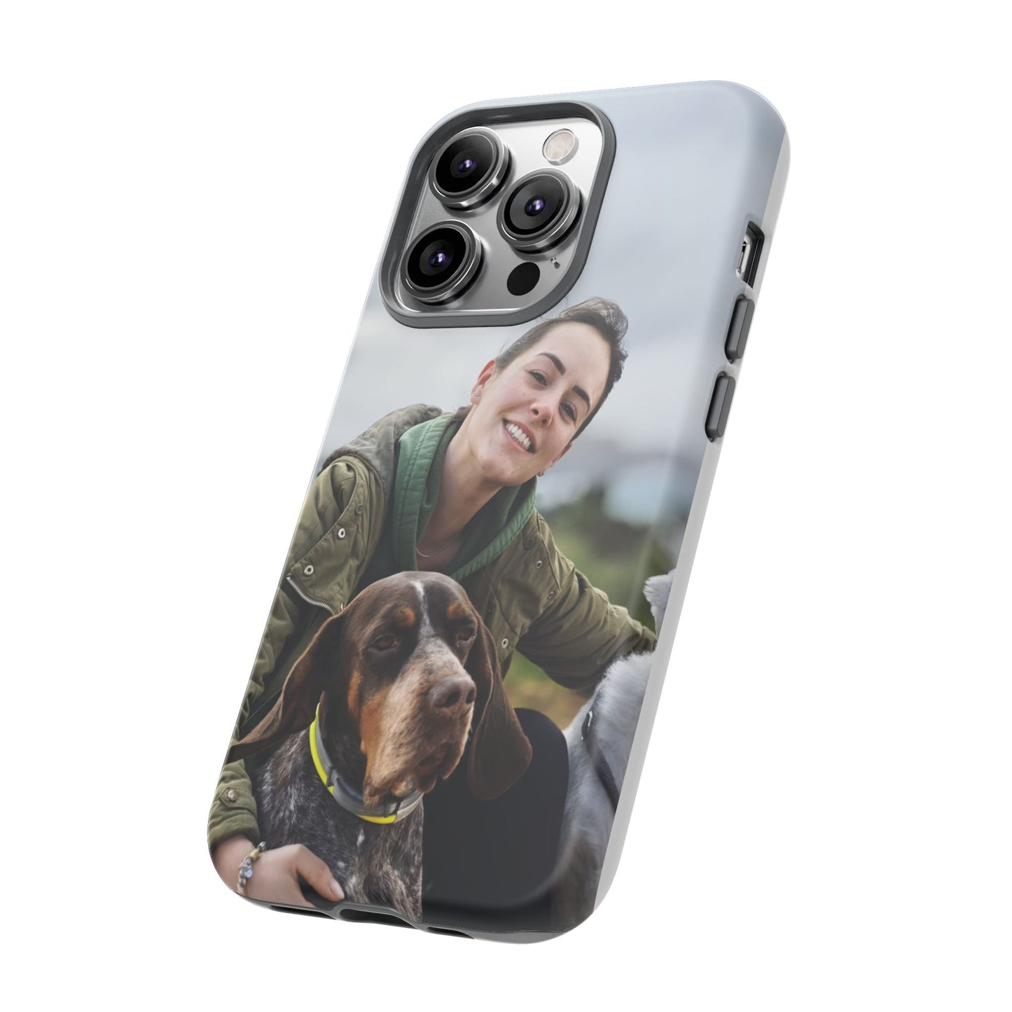 Custom Tough Phone Case, Personalized Pet Photo Case, Durable Dog Lover Gift, Unique Phone Accessory, Ideal for Pet Owners