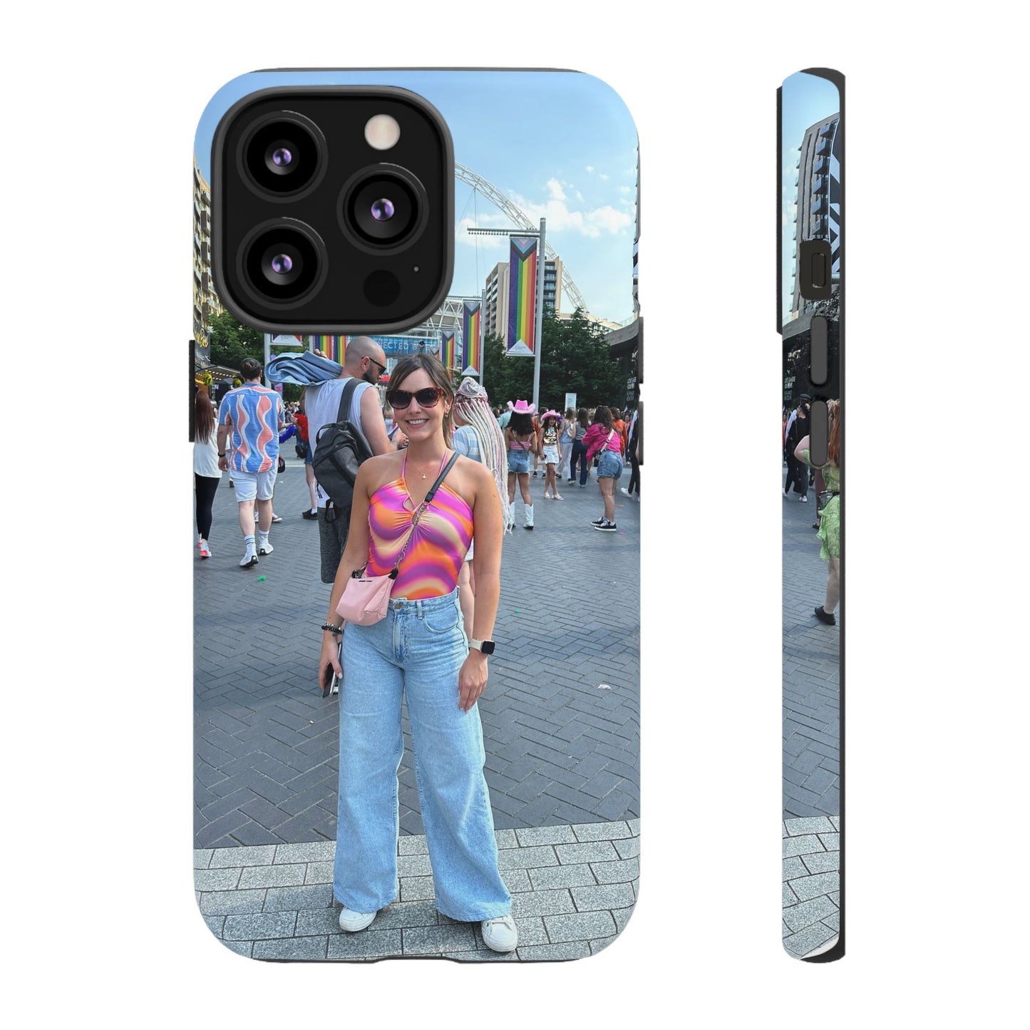 Colorful Phone Case, Vibrant iPhone Cover, Perfect for Summer Festivals, Gift for Music Lovers, Trendy Phone Accessory, Customizable Design
