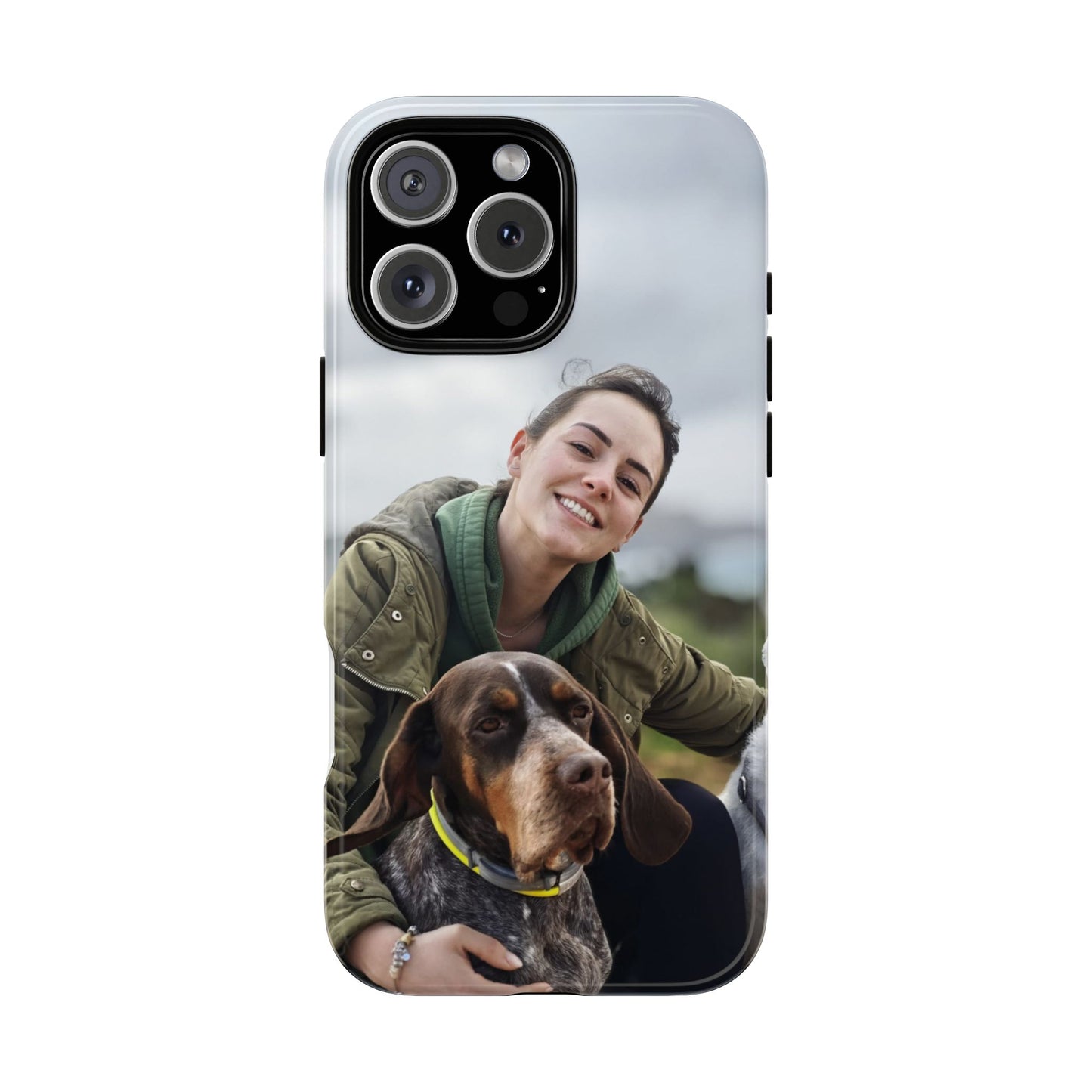 Custom Tough Phone Case, Personalized Pet Photo Case, Durable Dog Lover Gift, Unique Phone Accessory, Ideal for Pet Owners