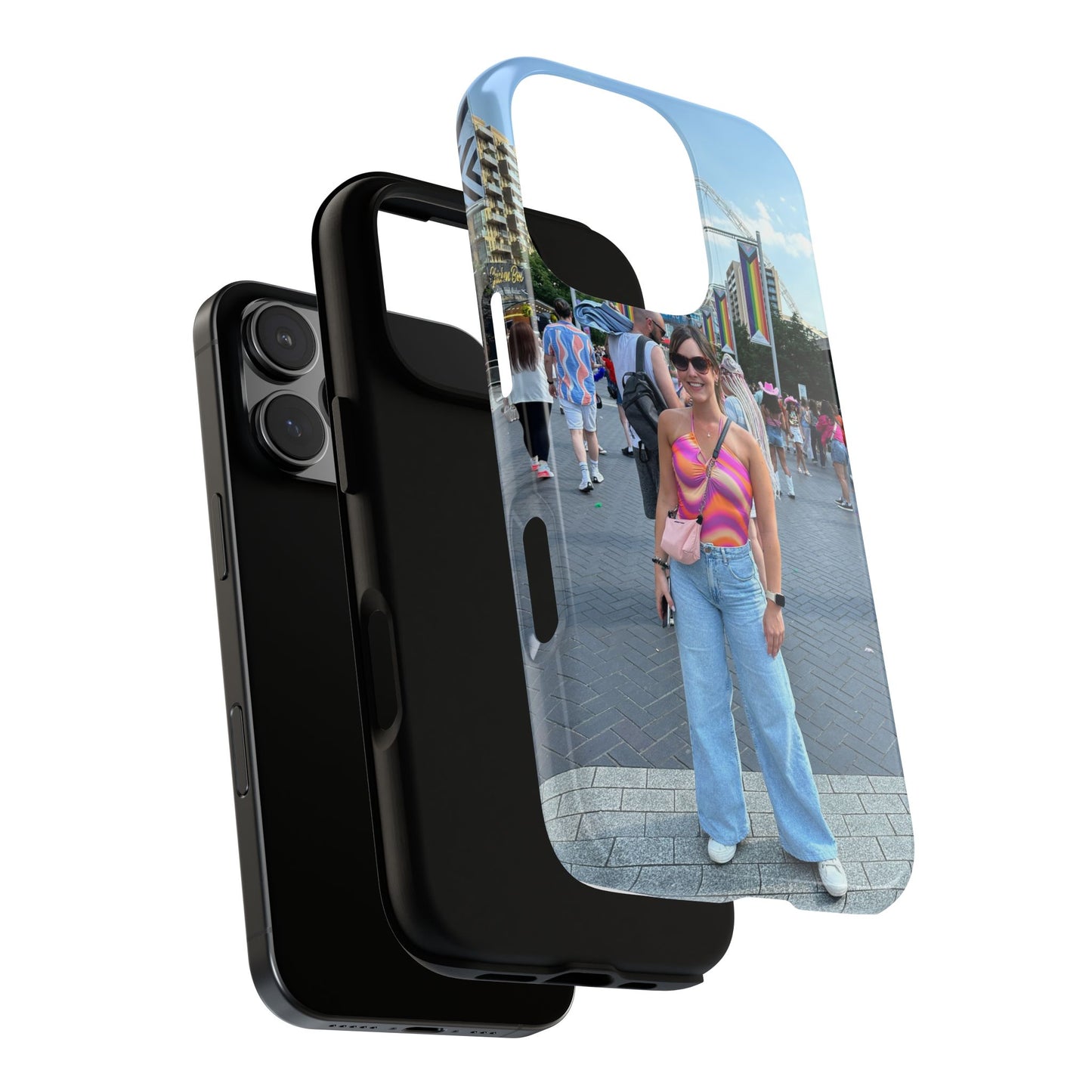 Colorful Phone Case, Vibrant iPhone Cover, Perfect for Summer Festivals, Gift for Music Lovers, Trendy Phone Accessory, Customizable Design