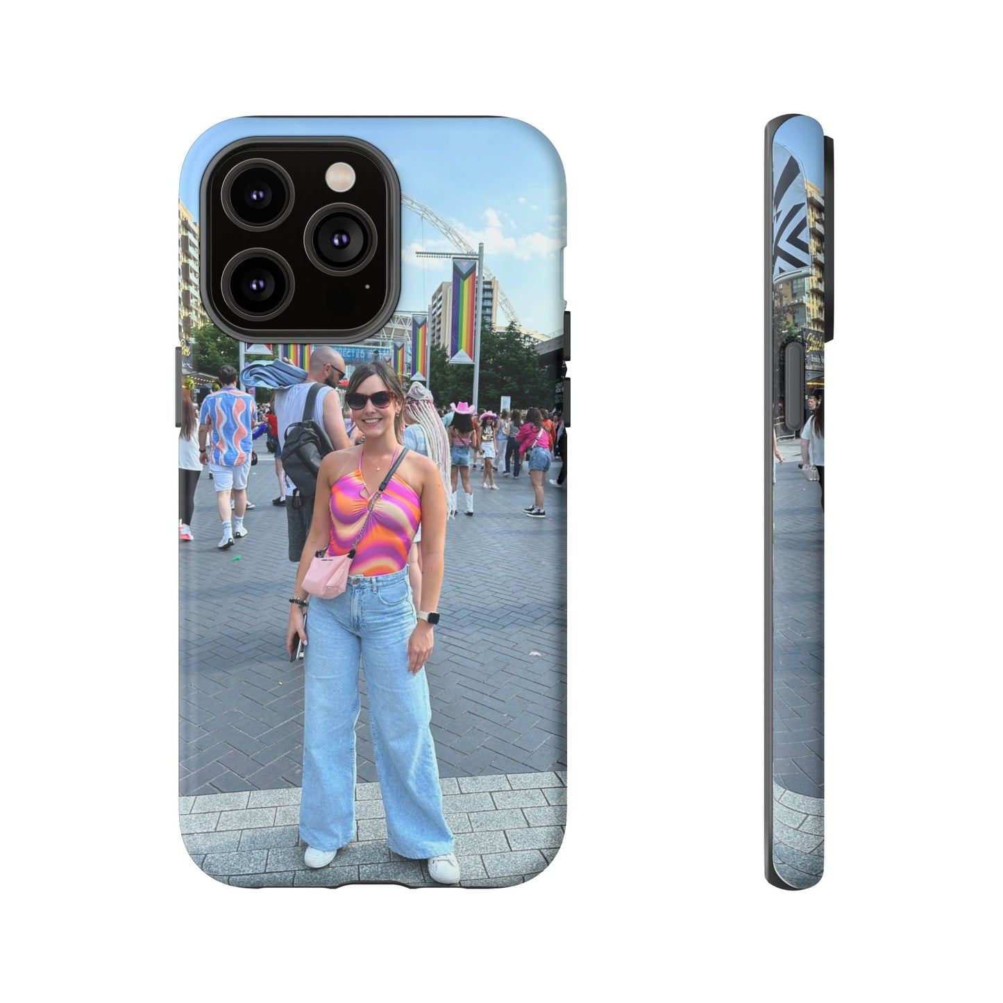 Colorful Phone Case, Vibrant iPhone Cover, Perfect for Summer Festivals, Gift for Music Lovers, Trendy Phone Accessory, Customizable Design