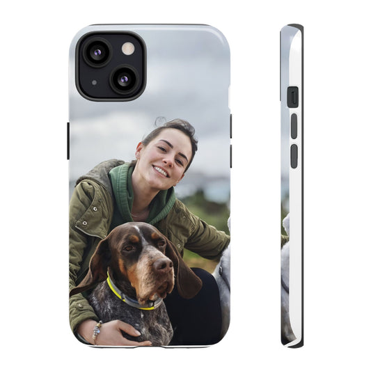 Custom Tough Phone Case, Personalized Pet Photo Case, Durable Dog Lover Gift, Unique Phone Accessory, Ideal for Pet Owners