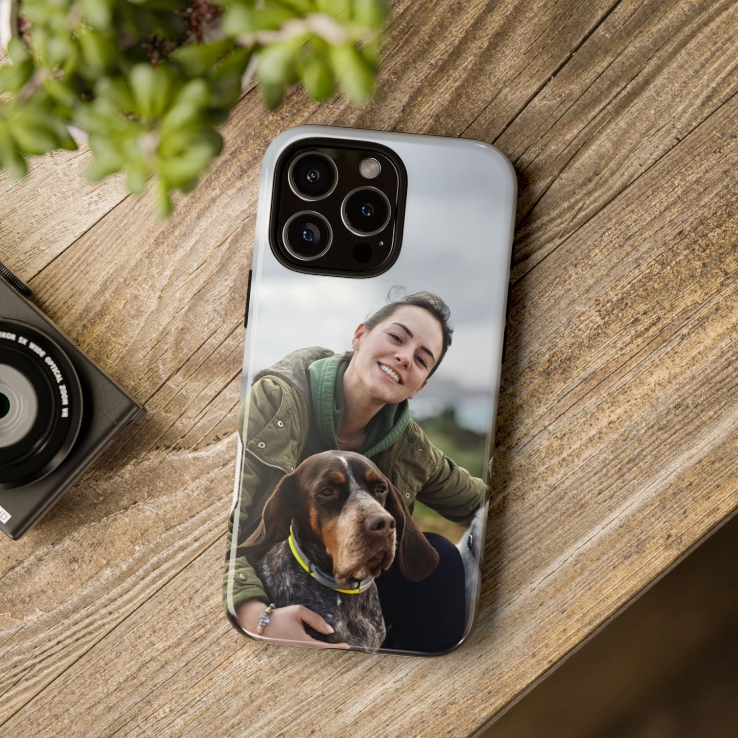 Custom Tough Phone Case, Personalized Pet Photo Case, Durable Dog Lover Gift, Unique Phone Accessory, Ideal for Pet Owners
