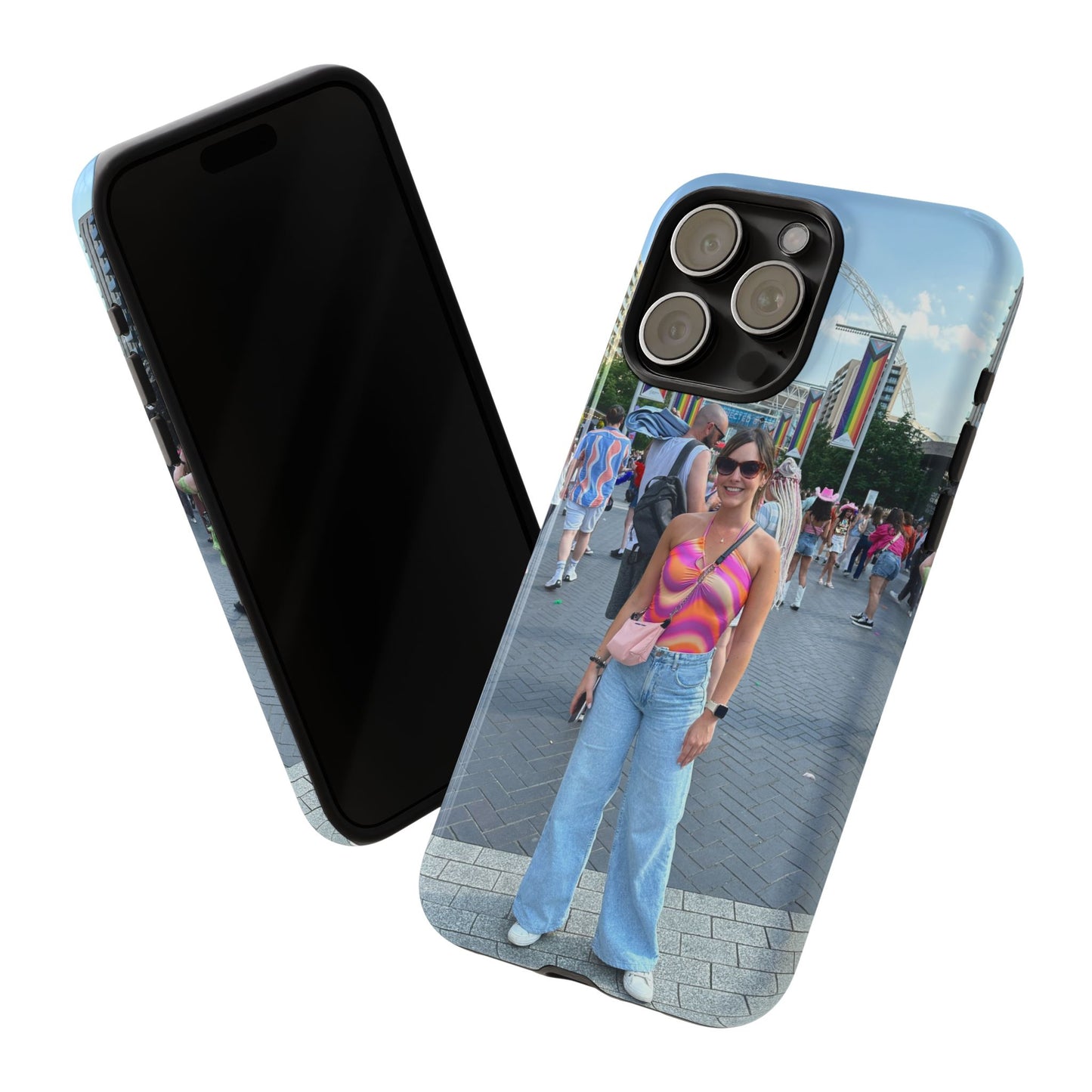 Colorful Phone Case, Vibrant iPhone Cover, Perfect for Summer Festivals, Gift for Music Lovers, Trendy Phone Accessory, Customizable Design