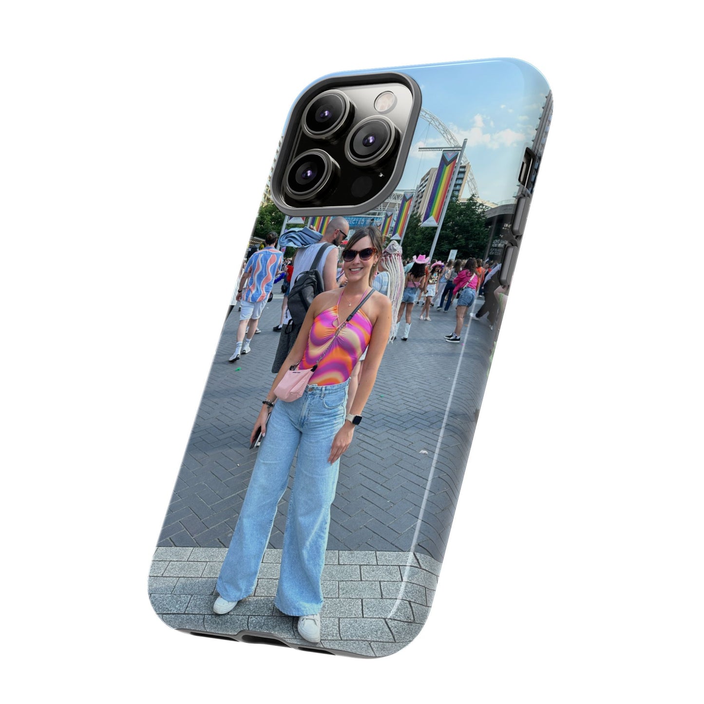 Colorful Phone Case, Vibrant iPhone Cover, Perfect for Summer Festivals, Gift for Music Lovers, Trendy Phone Accessory, Customizable Design
