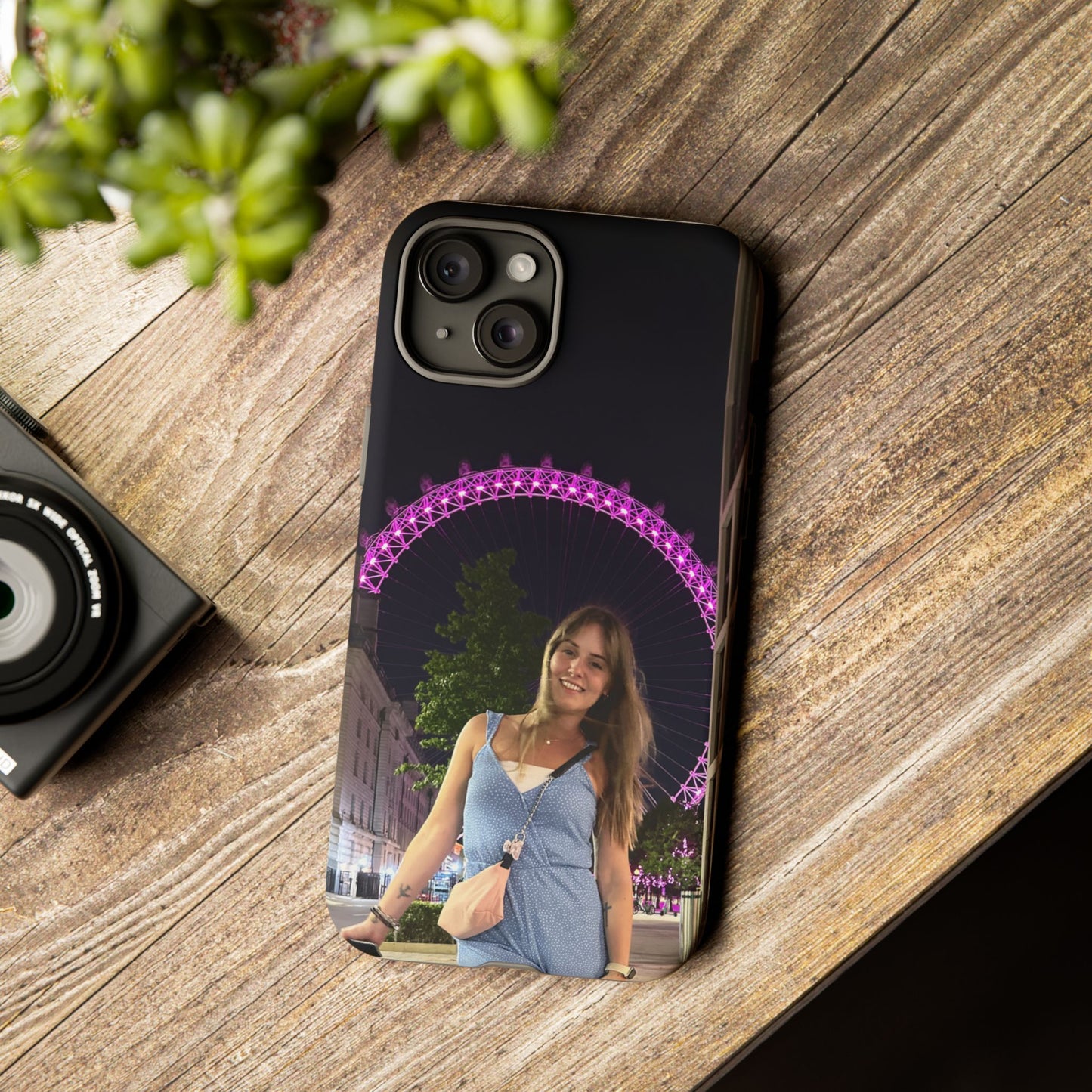 Personalized Phone Case with London Eye Design, Gifts for Her, Custom Cases