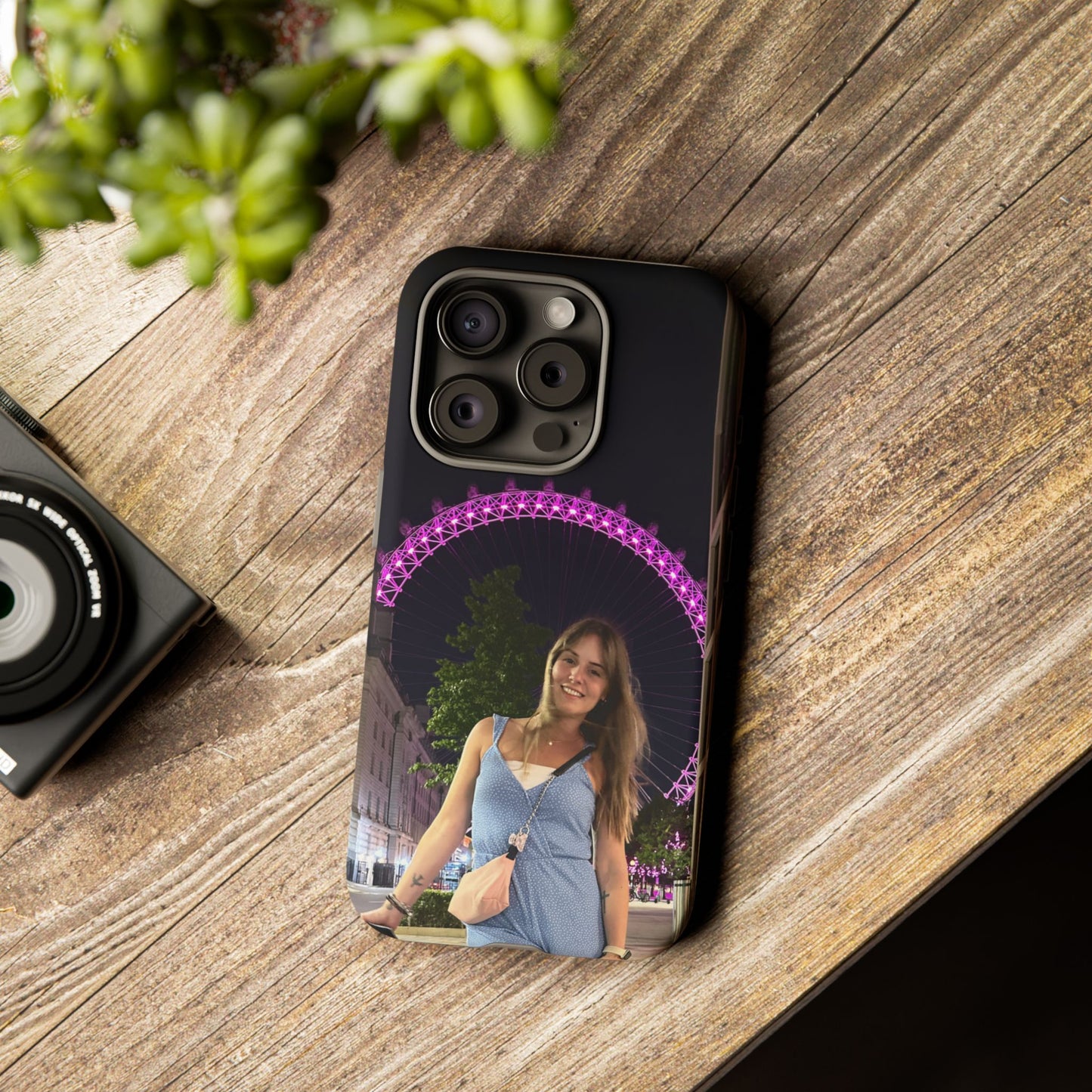 Personalized Phone Case with London Eye Design, Gifts for Her, Custom Cases