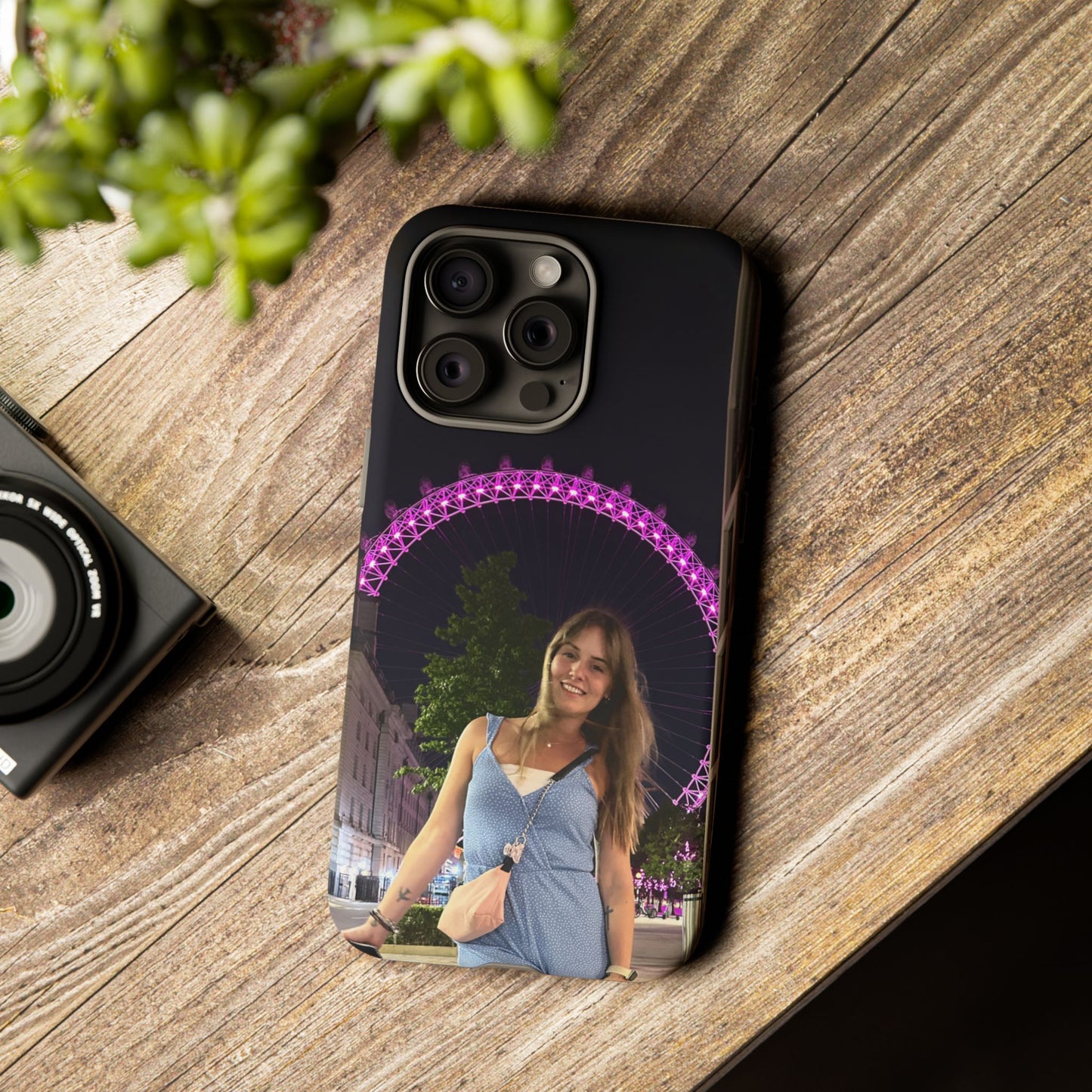 Personalized Phone Case with London Eye Design, Gifts for Her, Custom Cases