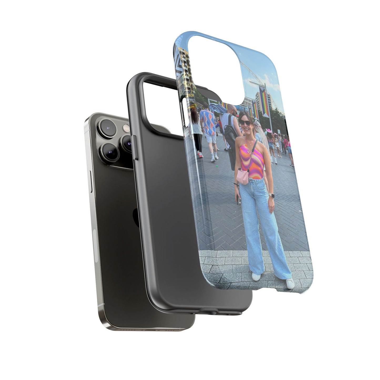 Colorful Phone Case, Vibrant iPhone Cover, Perfect for Summer Festivals, Gift for Music Lovers, Trendy Phone Accessory, Customizable Design