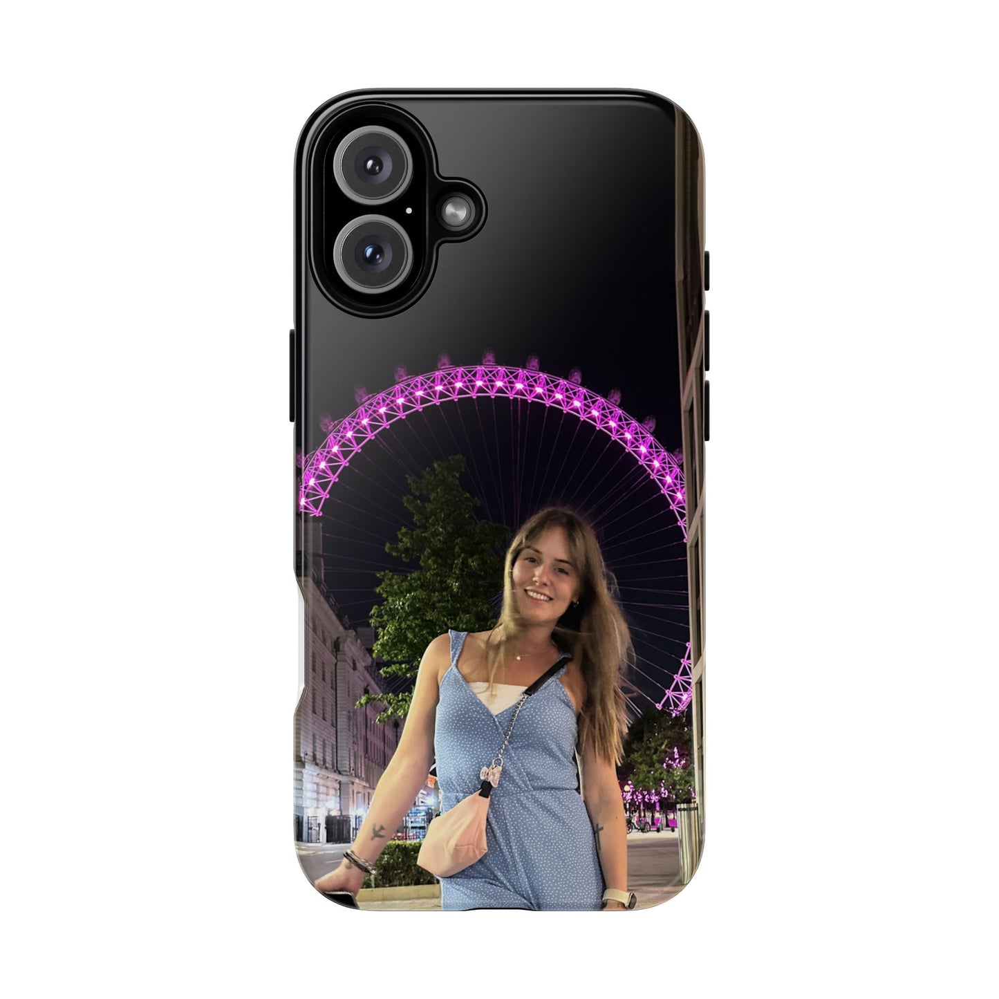 Personalized Phone Case with London Eye Design, Gifts for Her, Custom Cases