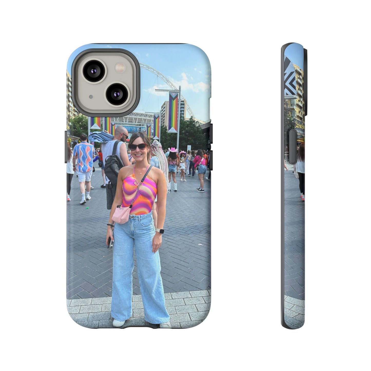 Colorful Phone Case, Vibrant iPhone Cover, Perfect for Summer Festivals, Gift for Music Lovers, Trendy Phone Accessory, Customizable Design