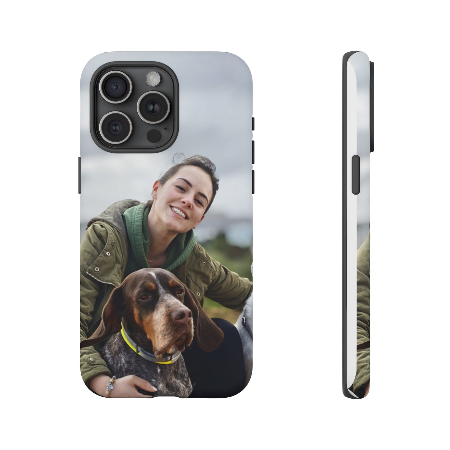 Custom Tough Phone Case, Personalized Pet Photo Case, Durable Dog Lover Gift, Unique Phone Accessory, Ideal for Pet Owners