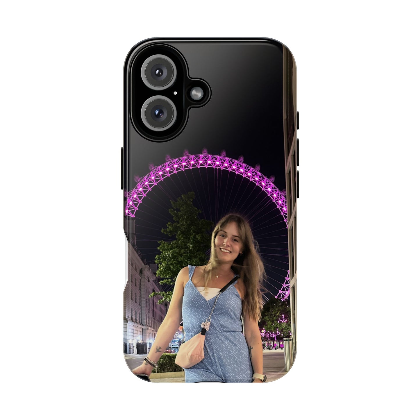Personalized Phone Case with London Eye Design, Gifts for Her, Custom Cases
