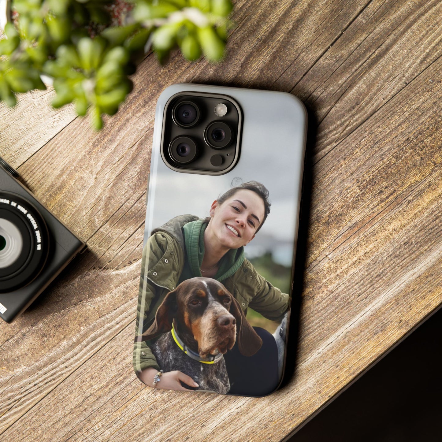 Custom Tough Phone Case, Personalized Pet Photo Case, Durable Dog Lover Gift, Unique Phone Accessory, Ideal for Pet Owners