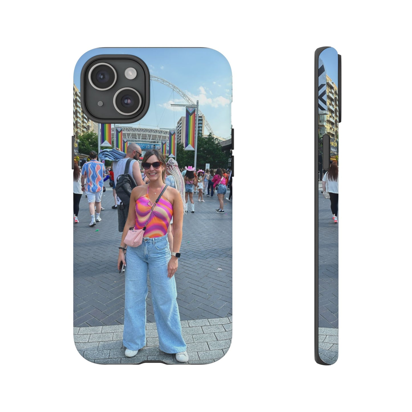 Colorful Phone Case, Vibrant iPhone Cover, Perfect for Summer Festivals, Gift for Music Lovers, Trendy Phone Accessory, Customizable Design