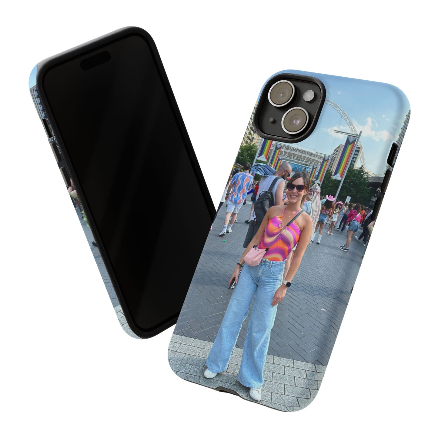 Colorful Phone Case, Vibrant iPhone Cover, Perfect for Summer Festivals, Gift for Music Lovers, Trendy Phone Accessory, Customizable Design