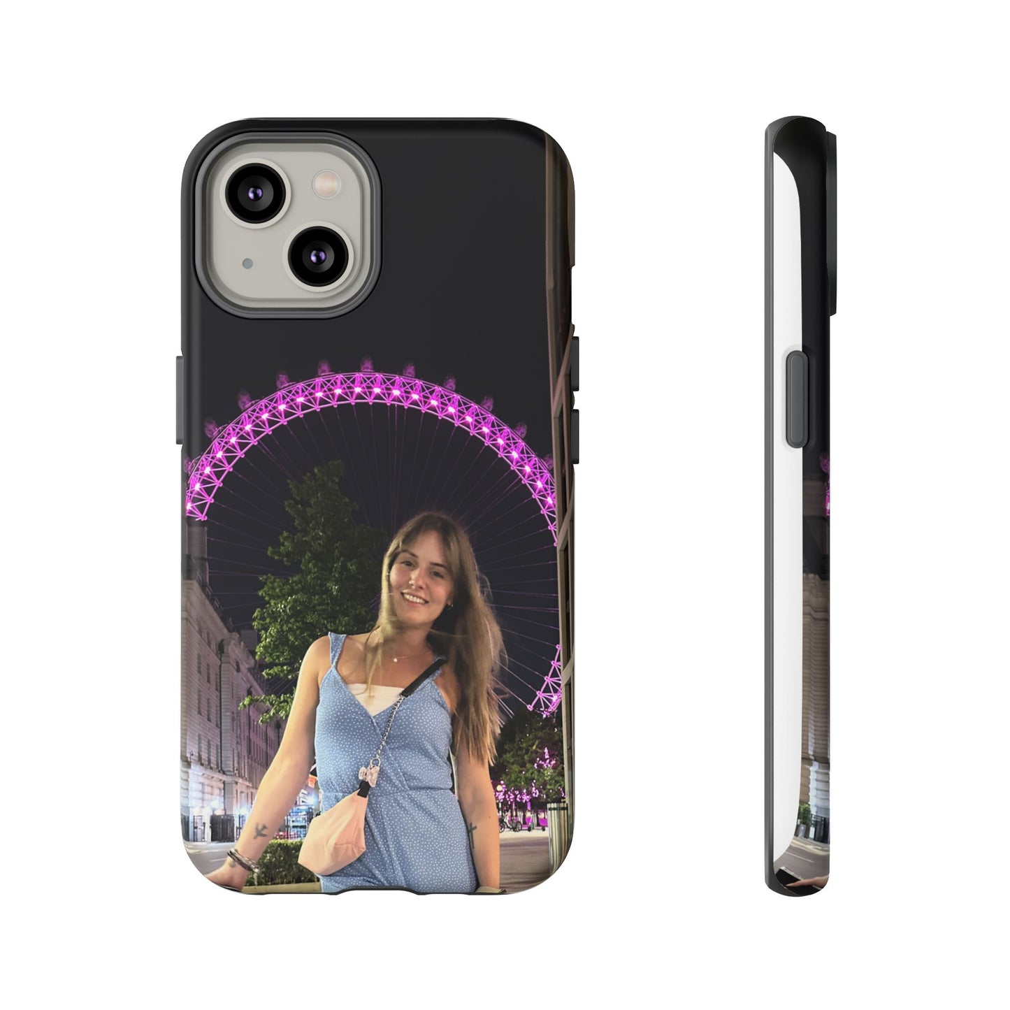Personalized Phone Case with London Eye Design, Gifts for Her, Custom Cases