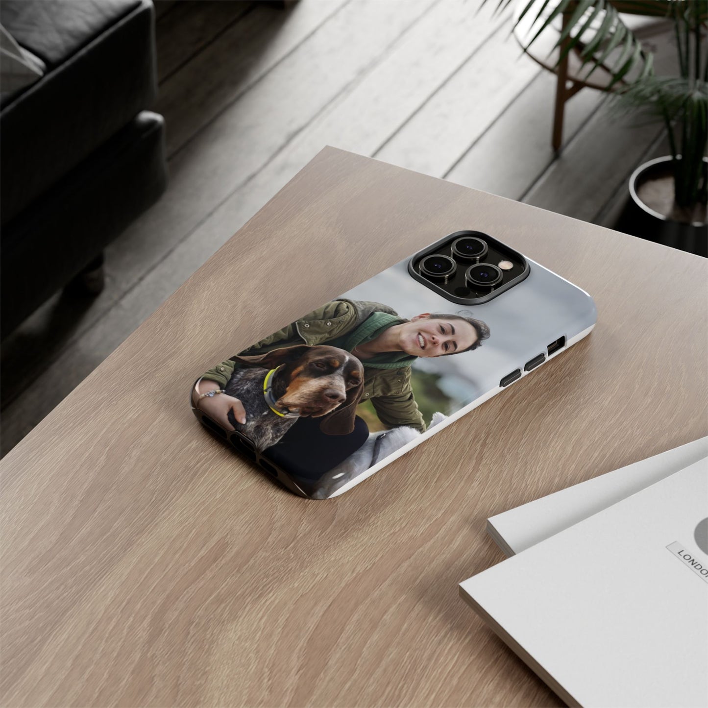 Custom Tough Phone Case, Personalized Pet Photo Case, Durable Dog Lover Gift, Unique Phone Accessory, Ideal for Pet Owners