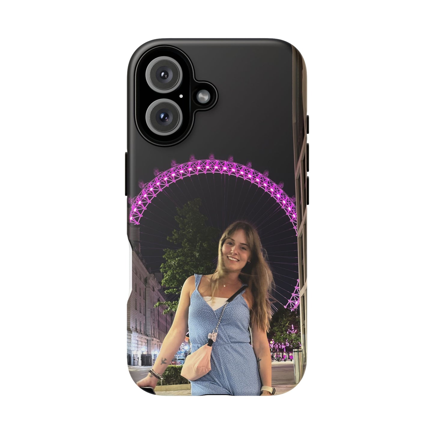 Personalized Phone Case with London Eye Design, Gifts for Her, Custom Cases
