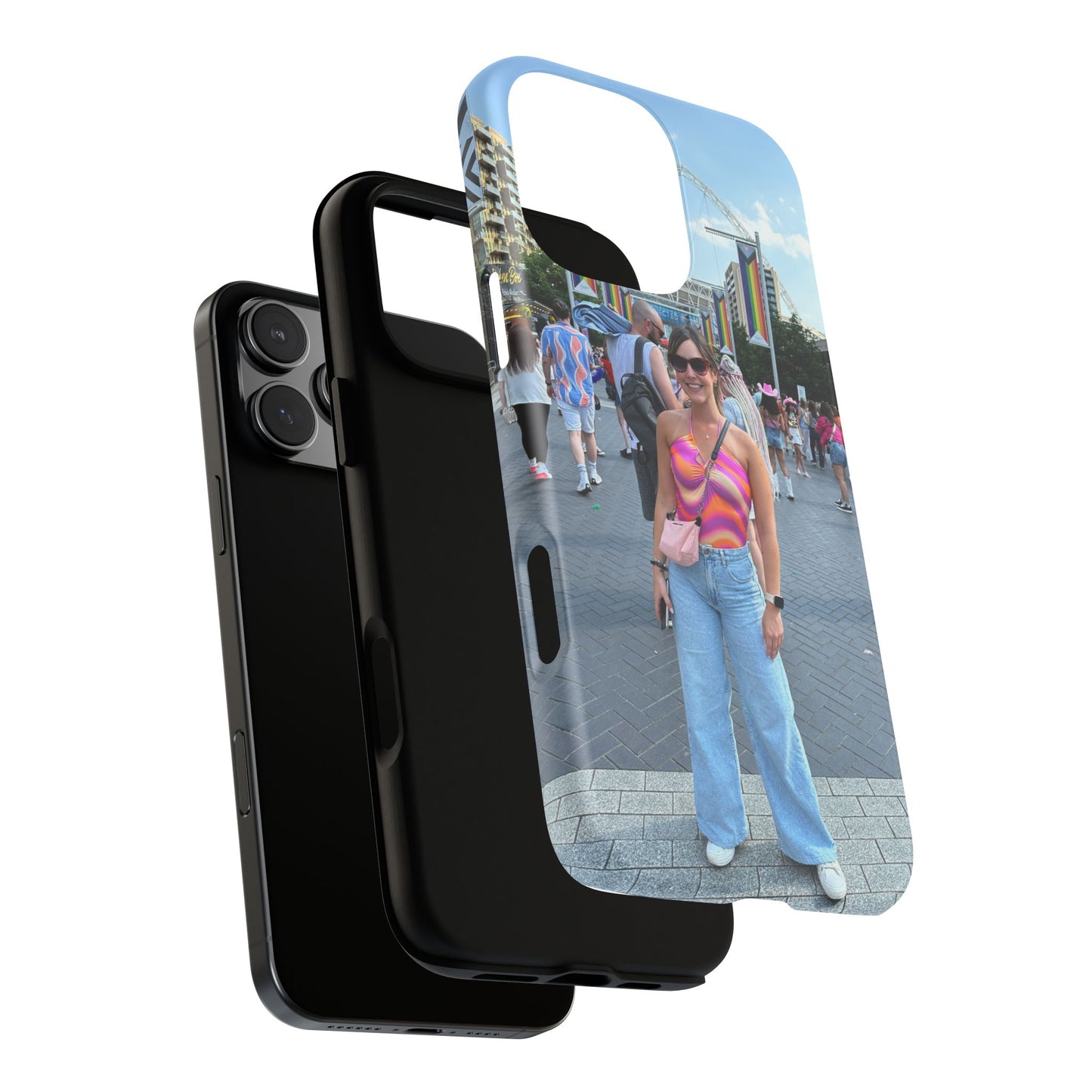 Colorful Phone Case, Vibrant iPhone Cover, Perfect for Summer Festivals, Gift for Music Lovers, Trendy Phone Accessory, Customizable Design