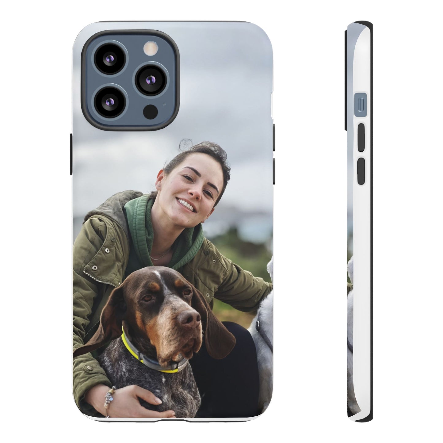 Custom Tough Phone Case, Personalized Pet Photo Case, Durable Dog Lover Gift, Unique Phone Accessory, Ideal for Pet Owners