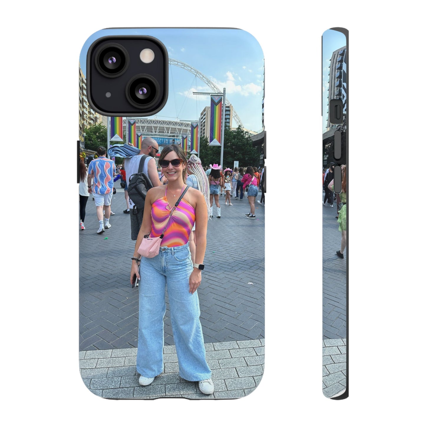 Colorful Phone Case, Vibrant iPhone Cover, Perfect for Summer Festivals, Gift for Music Lovers, Trendy Phone Accessory, Customizable Design